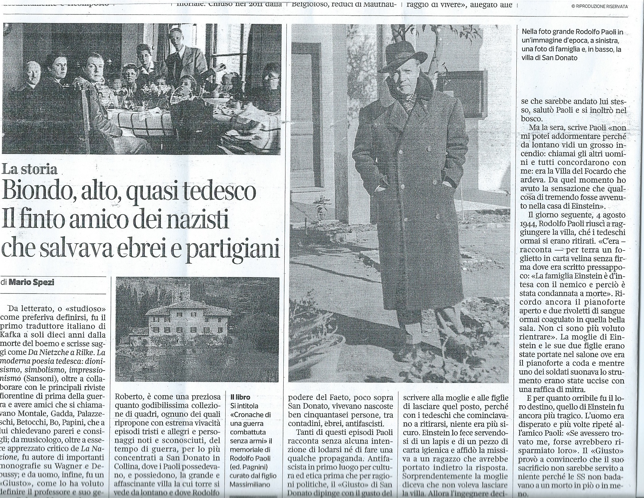 NEWSPAPER ARTICLE ABOUT RODOLFO