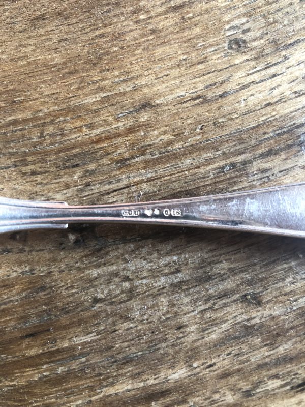silver brand on Swedish cutlery set